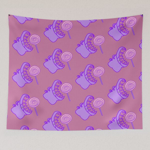 Item preview, LaMaisonOfMY BIG MOUTH HIPPO EATS LOLLIPOP COLLECTION NO.1 PINK designed and sold by LaMaisonOfMY.