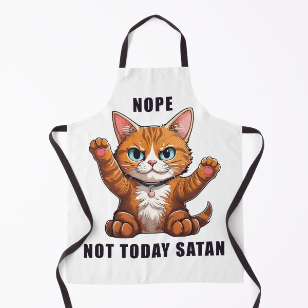 Item preview, Cat - Not Today Satan designed and sold by Kspirit Designs.