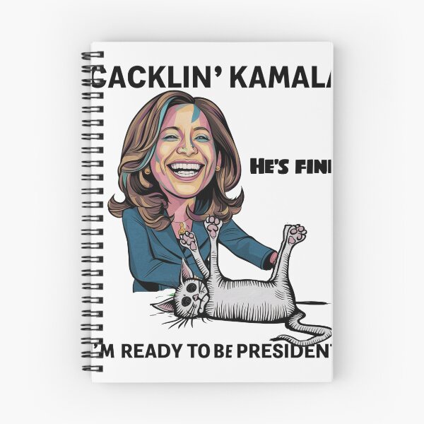 Item preview, Funny Cacklin' Kamala Petting Dead Cat Political Art designed and sold by Nature's Fancy.