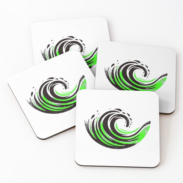 Item preview, Wave of Creativity in Green designed and sold by DD Design.