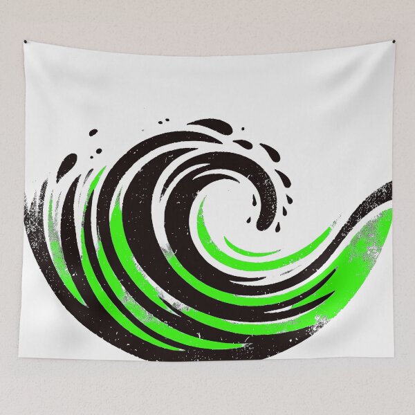 Item preview, Wave of Creativity in Green designed and sold by DD Design.