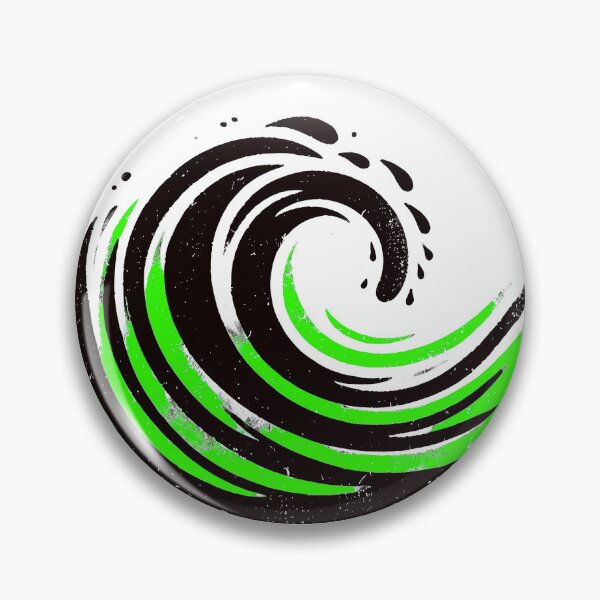 Item preview, Wave of Creativity in Green designed and sold by DD Design.