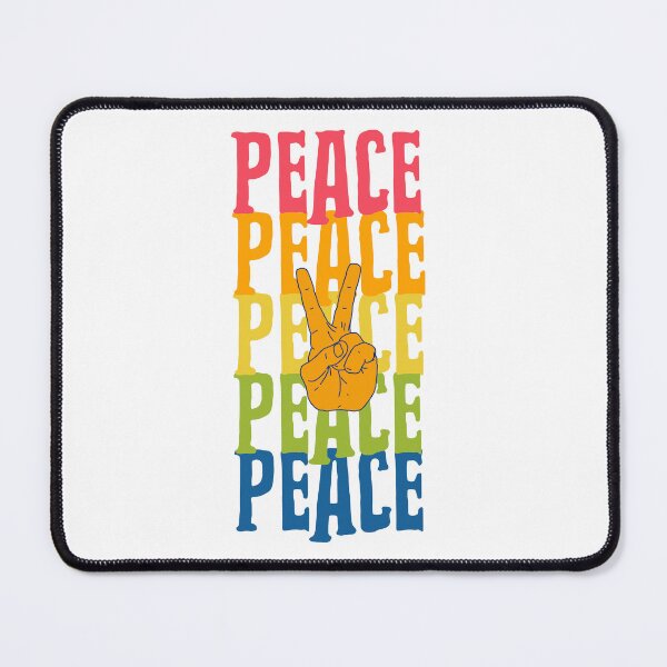 Item preview, Retro 70s Peace Finger Peace Sign designed and sold by Sartoris Art.