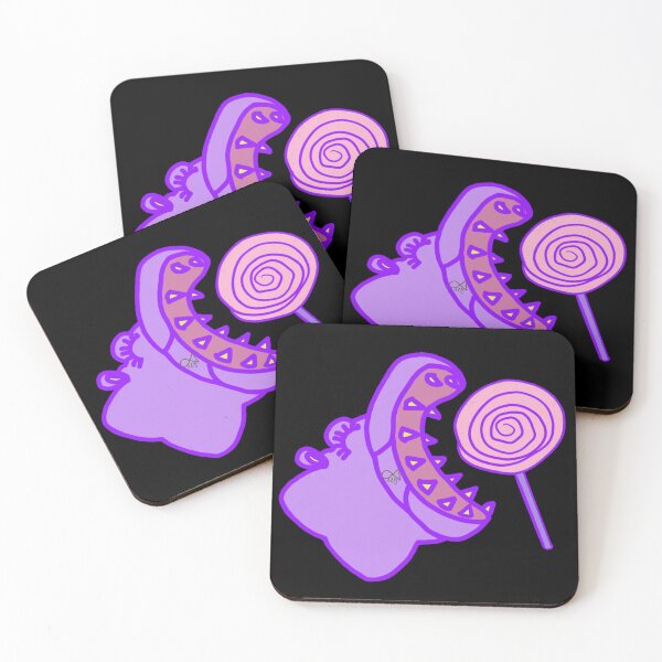 Item preview, LaMaisonOfMY BIG MOUTH HIPPO EATS LOLLIPOP COLLECTION NO.1 BLACK designed and sold by LaMaisonOfMY.