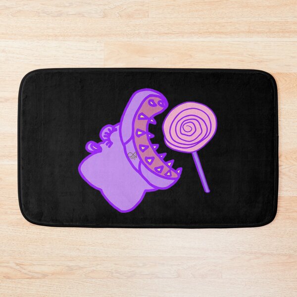 Item preview, LaMaisonOfMY BIG MOUTH HIPPO EATS LOLLIPOP COLLECTION NO.1 BLACK designed and sold by LaMaisonOfMY.