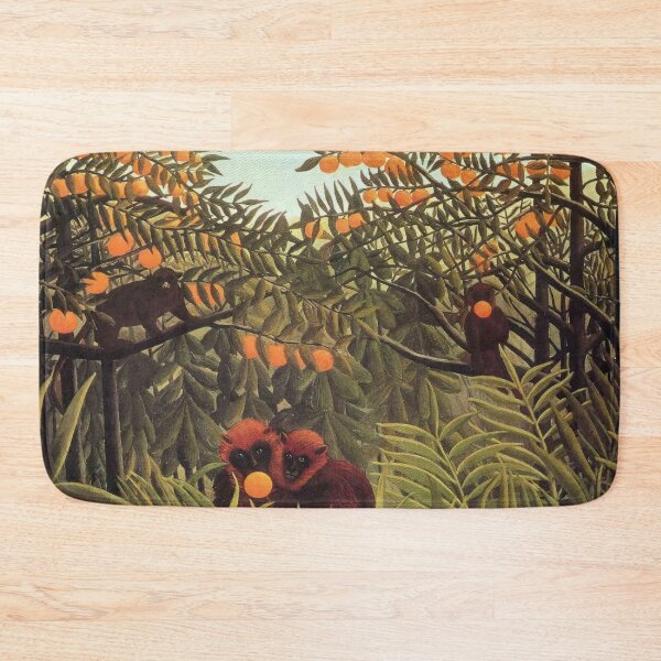 Aperçu de l'œuvre artiste henri rousseau, peintre henri rousseau, art henri rousseau, oeuvre d'henri rousseau, style de peinture henri rousseau, style d'art henri rousseau créée et vendue par rosa-reid.