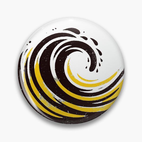 Item preview, Wave of Creativity in Yellow designed and sold by DD Design.