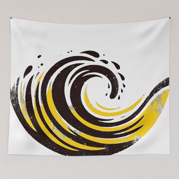Item preview, Wave of Creativity in Yellow designed and sold by DD Design.