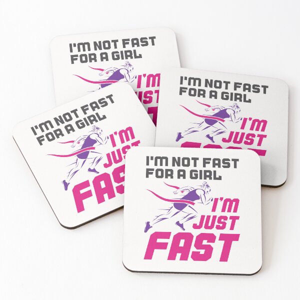 Item preview, I'm Not Fast for a Girl I'm Just Fast Runner Sprinter designed and sold by jaygo.