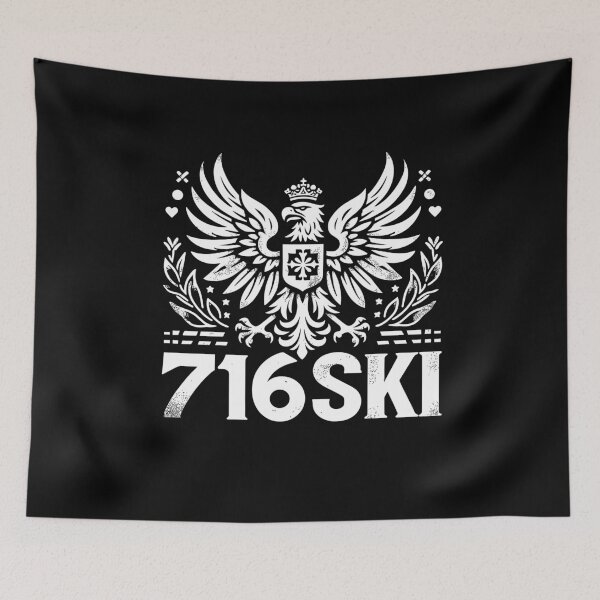 Item preview, 716SKI Buffalo NY Dyngus Day Area Code 716 Polska designed and sold by Dressed For  Duty.