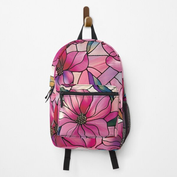 Item preview, Exquisite Pink Blossoms in Stained Glass designed and sold by mebraart.