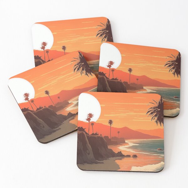 Item preview, Serene California Beach #2 designed and sold by Anuchartl.