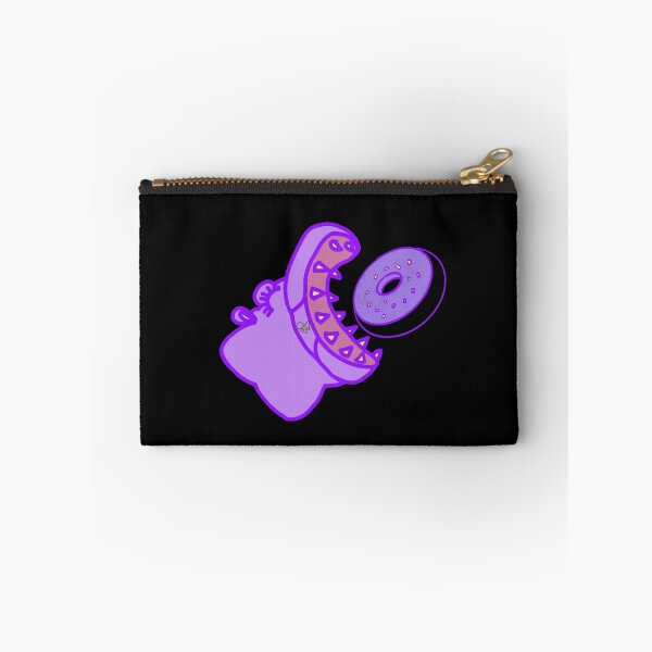 Item preview, LaMaisonOfMY BIG MOUTH HIPPO EATS DONUT COLLECTION NO.1 BLACK designed and sold by LaMaisonOfMY.