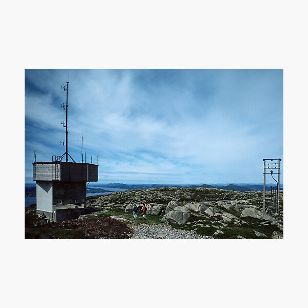 Item preview, Weather station from on top of plateau over Bergen Norway 19840611 0026 designed and sold by Fred Mitchell.
