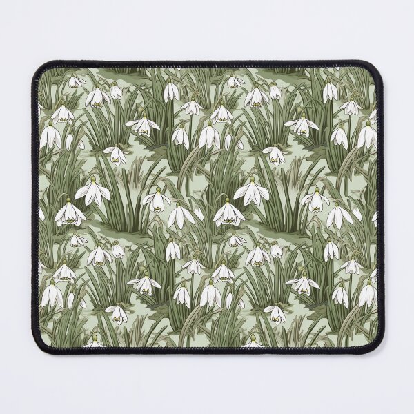Item preview, Elegant Snowdrop Floral Pattern, for Garden and Nature Lovers designed and sold by madtoyman.