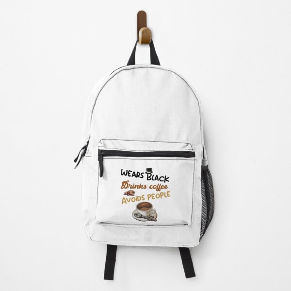 Item preview, Wears Black Drinks Coffee Avoids People designed and sold by belladesign7.