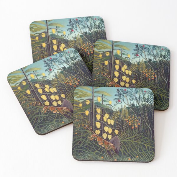 Aperçu de l'œuvre artiste henri rousseau, peintre henri rousseau, art henri rousseau, oeuvre d'henri rousseau, style de peinture henri rousseau, style d'art henri rousseau créée et vendue par rosa-reid.