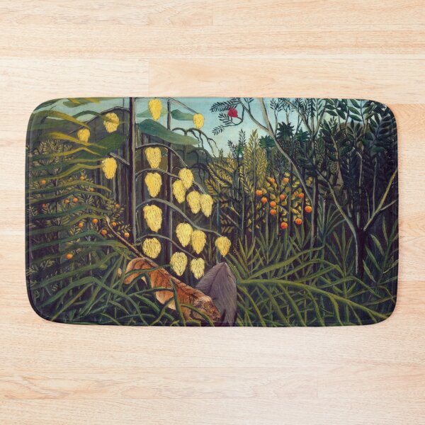 Aperçu de l'œuvre artiste henri rousseau, peintre henri rousseau, art henri rousseau, oeuvre d'henri rousseau, style de peinture henri rousseau, style d'art henri rousseau créée et vendue par rosa-reid.