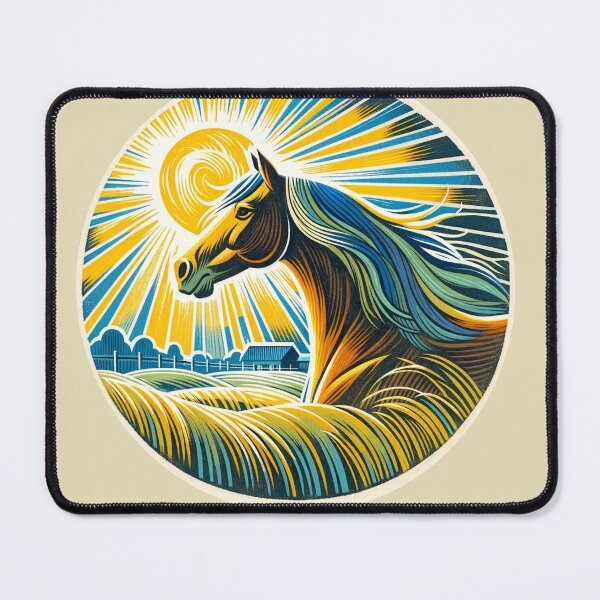 Item preview, Sunset Horse designed and sold by FrictionMaxxing.