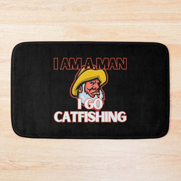Item preview, Real Men Go Catfishing designed and sold by CatfishCreation.
