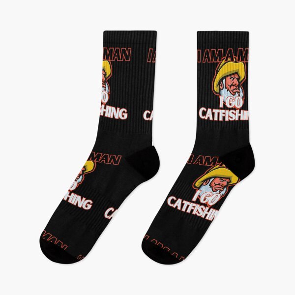 Item preview, Real Men Go Catfishing designed and sold by CatfishCreation.