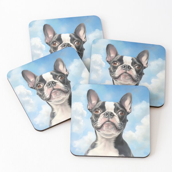 Item preview, Retrato de Boston terrier designed and sold by Samuelsboro.