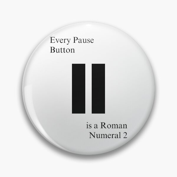 Item preview, Stanley Parable 2 Pause Button designed and sold by beingfacetious.