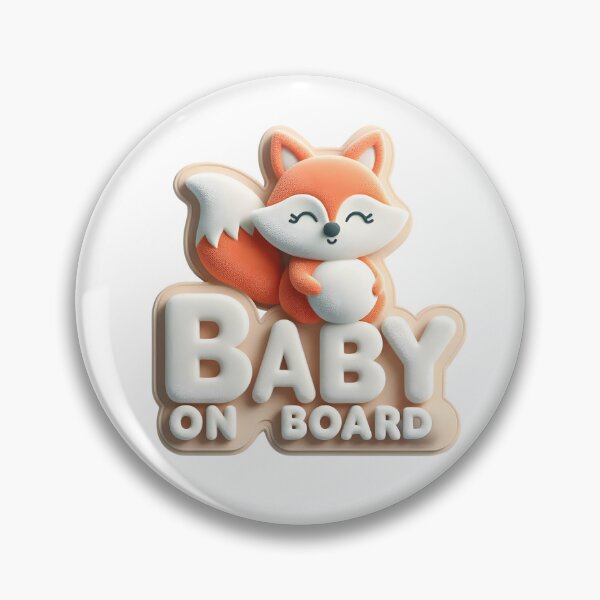 Item preview, Baby on Board Announcement - Fox-Themed Baby Announcement designed and sold by StyLeHi.