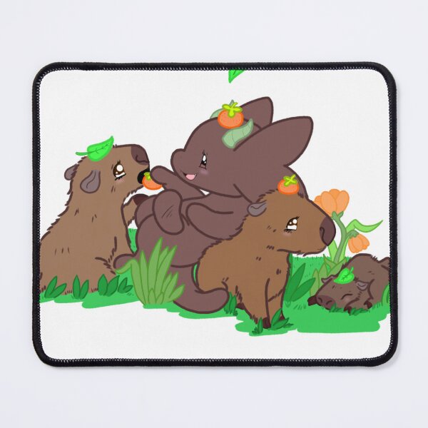 Item preview, Dandelion Daemon - Capybara Chill with Oranges designed and sold by Sarah Reed.