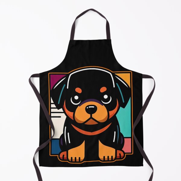 Item preview, Digital Art Cute Rottweiler Print designed and sold by Dynke.