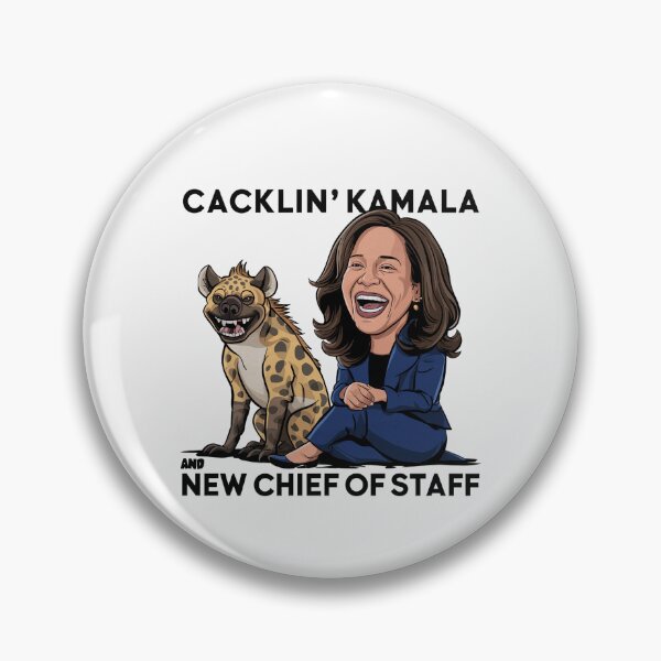 Item preview, Funny Cacklin' Kamala Hyena Chief of Staff Political Art designed and sold by Nature's Fancy.