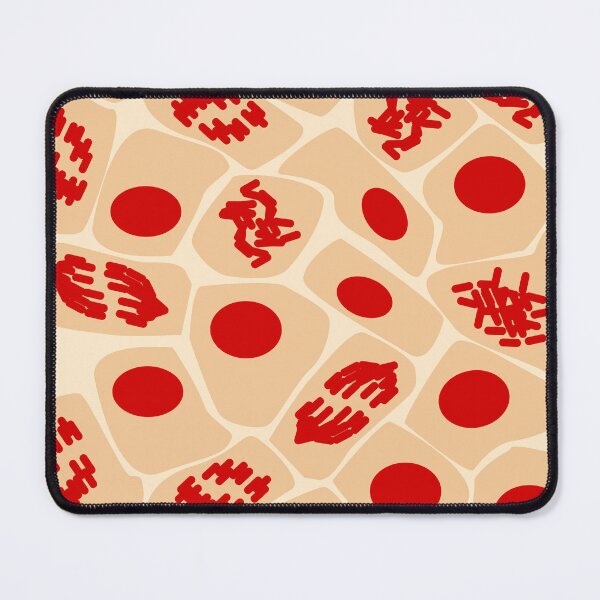 Item preview, Dividing cells mitosis pattern - Orange designed and sold by MicroMarket.