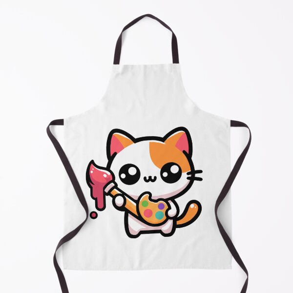 Aperçu de l'œuvre Joli chat pinceau ! créée et vendue par PMCreative.