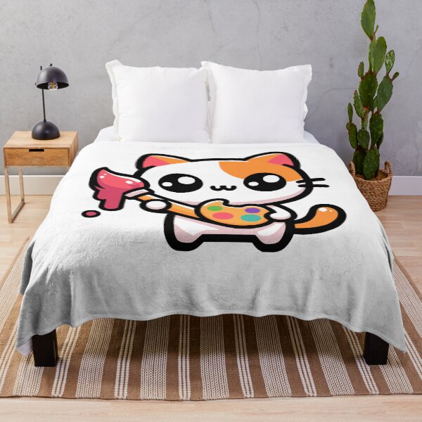Item preview, ¡Lindo gato pincel! designed and sold by PMCreative.