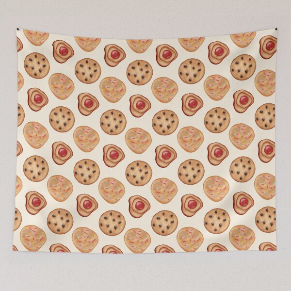 Item preview, Jelly Cookies, Sugar Cookies, Chocolate Chips Cookies - Beige designed and sold by JasmineGDesigns.