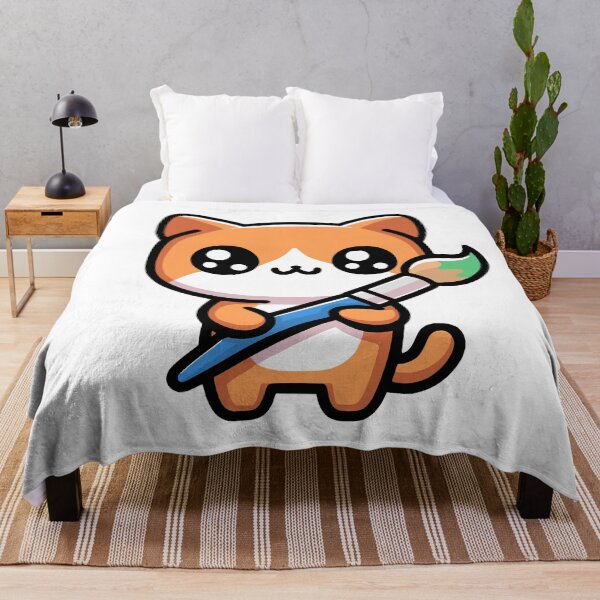 Item preview, ¡Lindo gatito pincel! designed and sold by PMCreative.