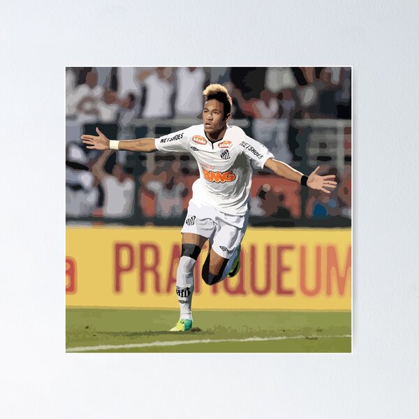 Item preview, Neymar of Santos celebrating designed and sold by GOA7.