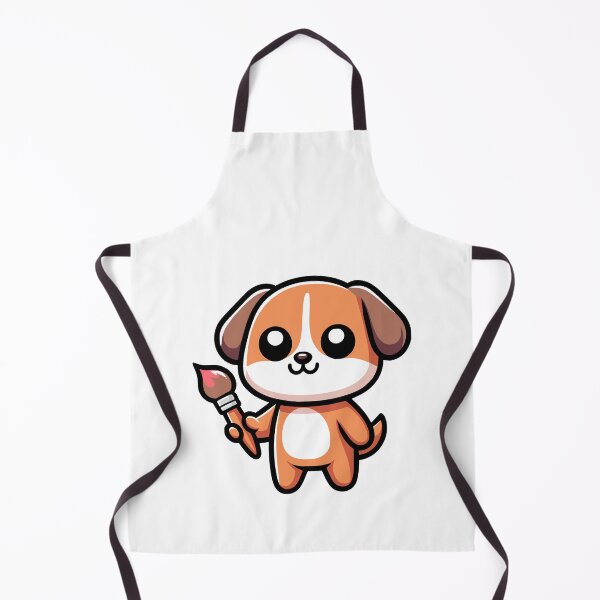 Item preview, Cute Paintbrush Dog! designed and sold by PMCreative.