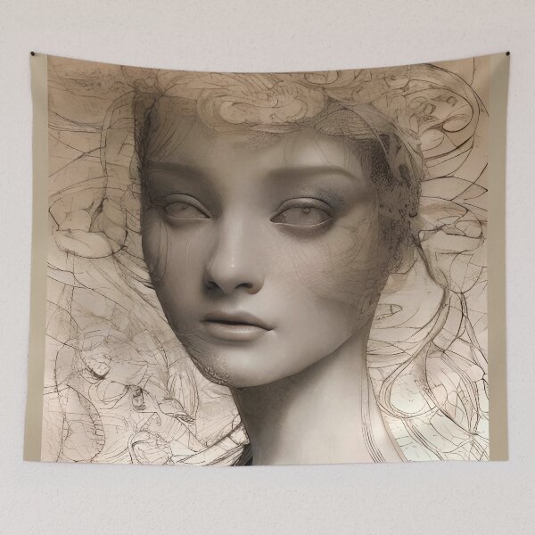 Item preview, Renaissance Girl designed and sold by MatrixTattoo.