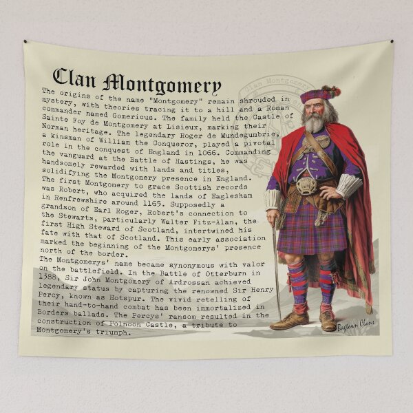 Item preview, Montgomery Scottish Clan History  designed and sold by BagTown Clans.
