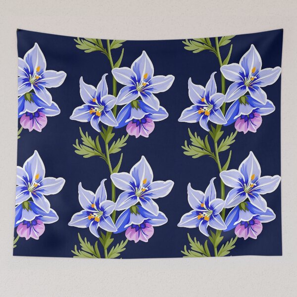 Item preview, Larkspur Blossoms designed and sold by Ms. Counterclockwise.