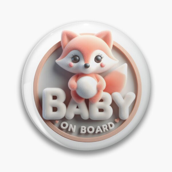 Item preview, Baby on Board Announcement - Fox-Themed Baby Announcement designed and sold by StyLeHi.