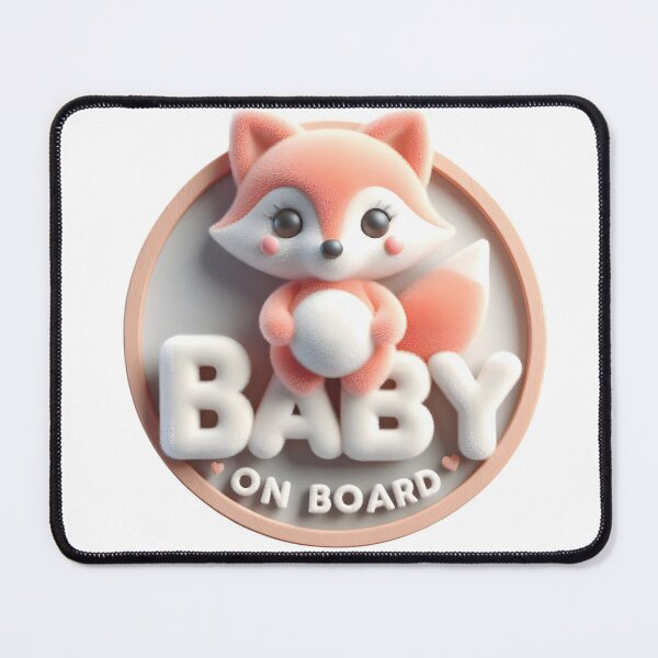 Item preview, Baby on Board Announcement - Fox-Themed Baby Announcement designed and sold by StyLeHi.