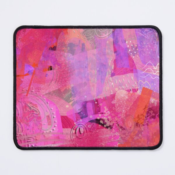 Item preview, 'Anarchy' Colorful Pink, Red + Purple Abstract Painting designed and sold by Venus-in-Virgo.