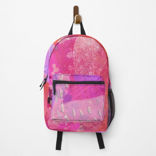 Item preview, 'Anarchy' Colorful Pink, Red + Purple Abstract Painting designed and sold by Venus-in-Virgo.