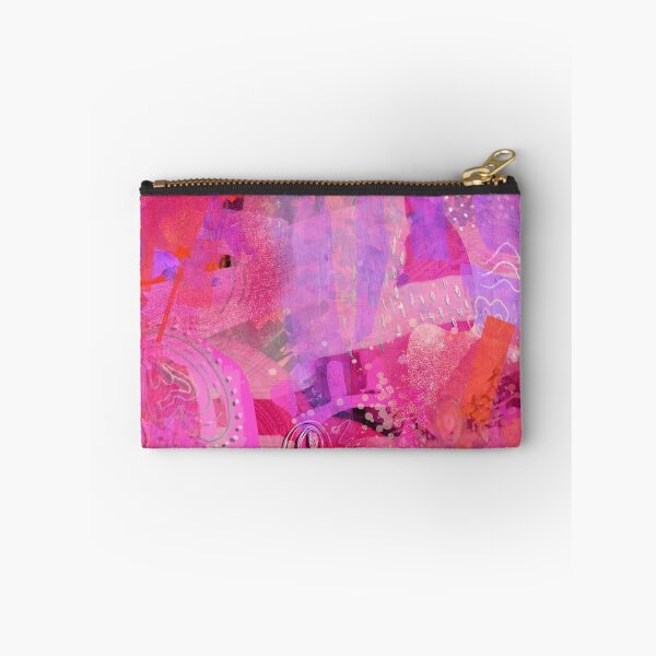 Item preview, 'Anarchy' Colorful Pink, Red + Purple Abstract Painting designed and sold by Venus-in-Virgo.