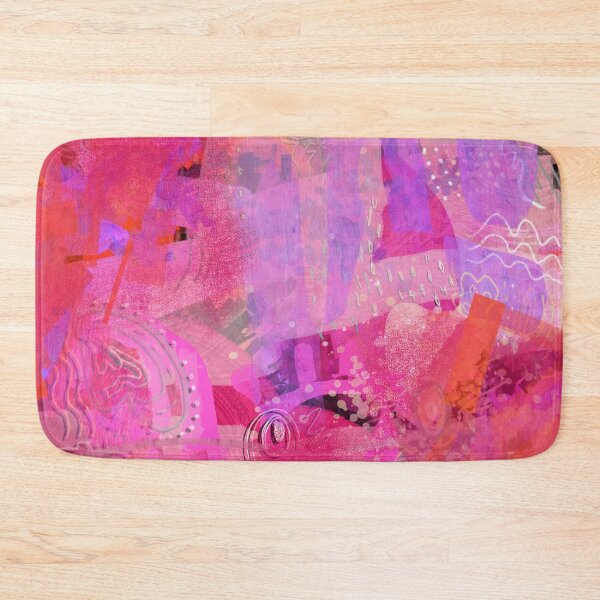 Item preview, 'Anarchy' Colorful Pink, Red + Purple Abstract Painting designed and sold by Venus-in-Virgo.