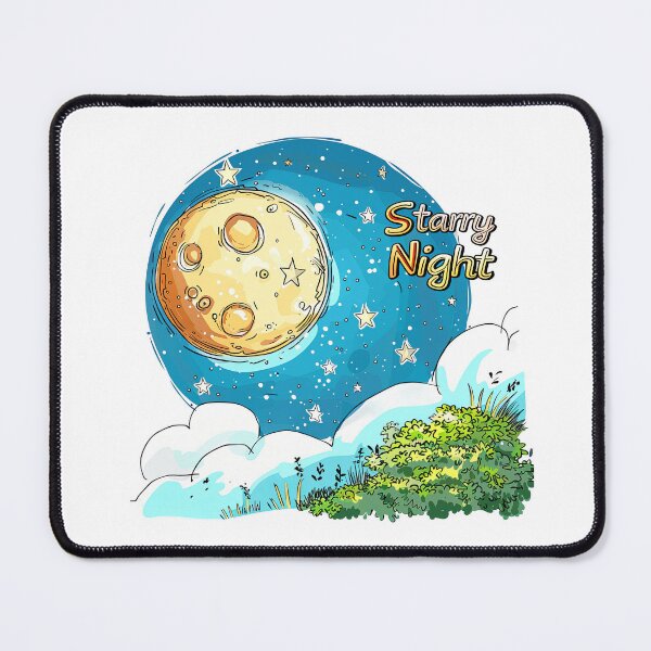 Item preview, Magical Starry Night with Glowing Moon designed and sold by kjon88.