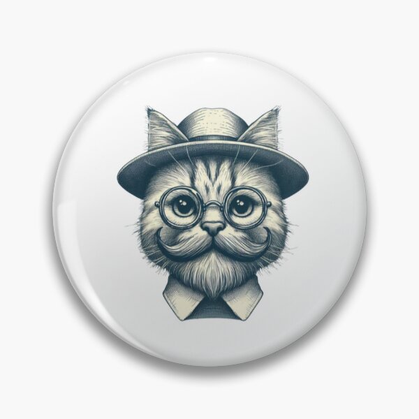 Item preview, Hipster Cat designed and sold by EmberlyDawn.