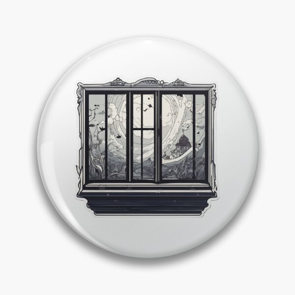 Item preview, one dark window designed and sold by JIGUWORLD.